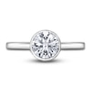 Thumbnail Image 3 of Diamond Solitaire Engagement Ring 1-1/2 ct tw Bezel-Set Round 14K White Gold (I2/I)