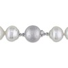 Thumbnail Image 1 of South Sea Cultured Pearl Necklace 1/20 ct tw Round 14K White Gold 18"