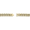 Thumbnail Image 6 of Men's Solid Cross Chain Necklace/Bracelet Set Gold Ion-Plated Stainless Steel