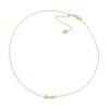 Thumbnail Image 1 of "LOVED" Choker Necklace 14K Yellow Gold 16" Adj.