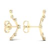 Thumbnail Image 0 of Diamond Libra Constellation Earrings 1/8 ct tw Round 14K Yellow Gold