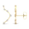 Thumbnail Image 1 of Diamond Libra Constellation Earrings 1/8 ct tw Round 14K Yellow Gold