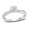 Thumbnail Image 1 of Diamond Engagement Ring 5/8 ct tw Round 10K White Gold