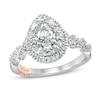 Thumbnail Image 0 of Pnina Tornai Mosaic of Love Diamond Engagement Ring 1-3/8 ct tw Pear-shaped/Marquise/Round 14K White Gold