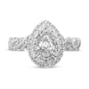 Thumbnail Image 2 of Pnina Tornai Mosaic of Love Diamond Engagement Ring 1-3/8 ct tw Pear-shaped/Marquise/Round 14K White Gold