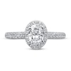 Thumbnail Image 3 of Pnina Tornai Simply Sophisticated Diamond Engagement Ring 1-3/8 ct tw Oval/Round 14K White Gold