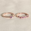 Thumbnail Image 4 of Juliette Maison Natural Amethyst Starburst Ring 10K Yellow Gold