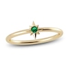 Thumbnail Image 1 of Juliette Maison Natural Emerald Starburst Ring 10K Yellow Gold