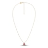 Thumbnail Image 2 of Juliette Maison Natural Rhodolite Garnet Pendant Necklace 10K Yellow Gold