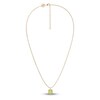 Thumbnail Image 2 of Juliette Maison Natural Peridot Pendant Necklace 10K Yellow Gold
