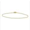 Thumbnail Image 2 of Solid Bead, Paperclip & Mirror Chain Bracelet Set 14K Yellow Gold 7.25"