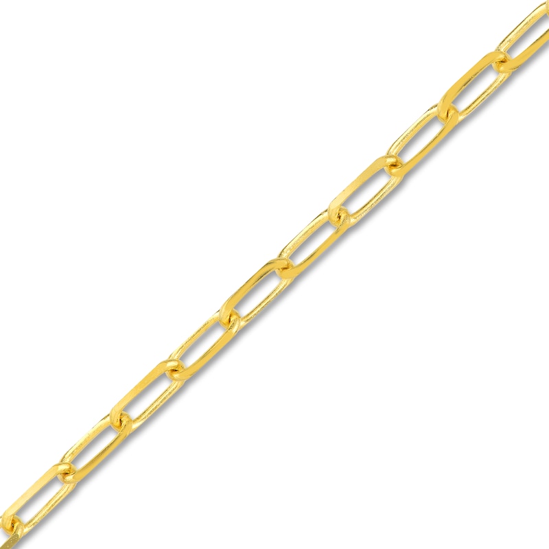 Main Image 6 of Solid Bead, Paperclip & Mirror Chain Bracelet Set 14K Yellow Gold 7.25"