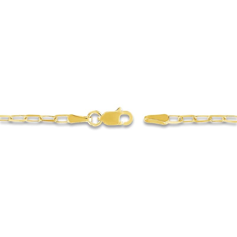 Main Image 7 of Solid Bead, Paperclip & Mirror Chain Bracelet Set 14K Yellow Gold 7.25"