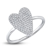 Thumbnail Image 1 of Shy Creation Diamond Heart Ring 1/4 ct tw Round 14K White Gold SC55009104V2