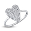 Thumbnail Image 2 of Shy Creation Diamond Heart Ring 1/4 ct tw Round 14K White Gold SC55009104V2