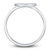 Thumbnail Image 3 of Shy Creation Diamond Heart Ring 1/4 ct tw Round 14K White Gold SC55009104V2