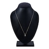 Thumbnail Image 4 of Diamond 2-Stone Necklace 3/8 ct tw Princess/Round 10K Yellow Gold