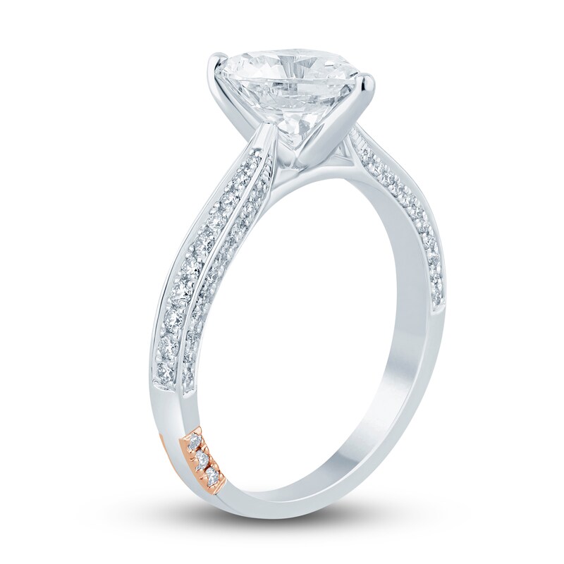 Main Image 2 of Pnina Tornai Diamond Heart Engagement Ring 2-1/3 ct tw Round 14K White Gold