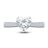 Thumbnail Image 3 of Pnina Tornai Diamond Heart Engagement Ring 2-1/3 ct tw Round 14K White Gold