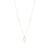 Thumbnail Image 1 of Kallati Diamond Necklace 1/3 ct tw Round 14K Yellow Gold