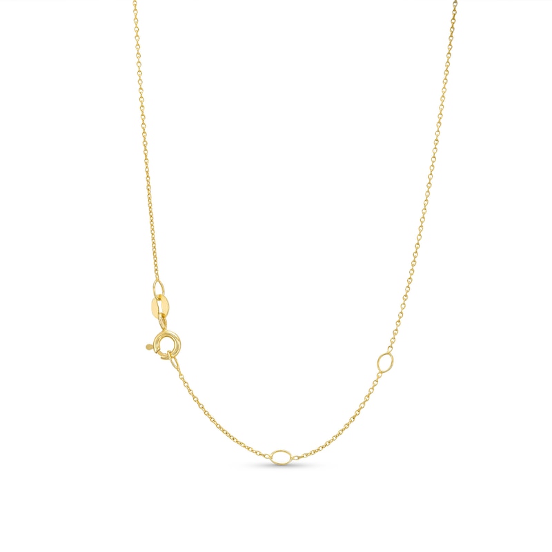 Main Image 3 of Kallati Diamond Necklace 1/3 ct tw Round 14K Yellow Gold