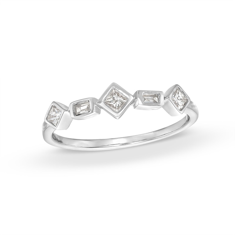 Kallati Diamond Ring 1/4 ct tw Round 14K White Gold