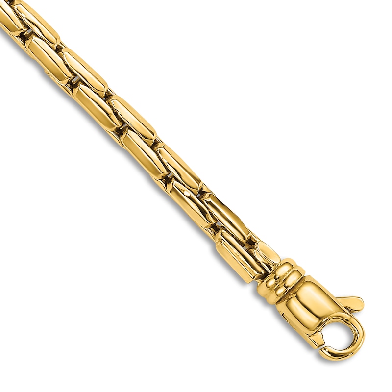 Main Image 1 of High-Polish Box Bracelet 14K Yellow Gold 7.5"