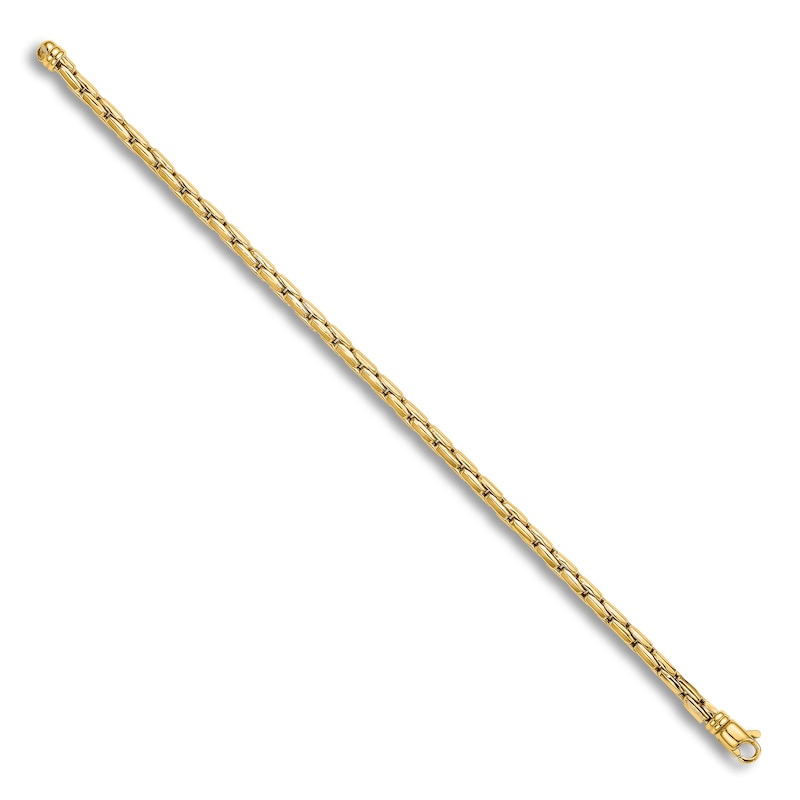 Main Image 2 of High-Polish Box Bracelet 14K Yellow Gold 7.5"