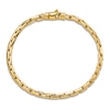 Thumbnail Image 3 of High-Polish Box Bracelet 14K Yellow Gold 7.5"