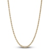 Thumbnail Image 1 of Hollow Rope Chain Necklace 10K Yellow Gold 24" 2.43mm