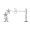 Thumbnail Image 2 of Diamond Star Drop Earrings 1/5 ct tw Round 14K White Gold