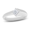 Thumbnail Image 1 of Diamond Solitaire Engagement Ring 1/2 ct tw Princess 14K White Gold (I/SI2)