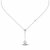 Thumbnail Image 1 of Yoko London Freshwater Cultured Pearl Necklace 1/20 ct tw Diamonds 18K White Gold 18"