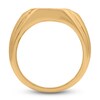 Thumbnail Image 2 of Men's Diamond Cross Ring 1/4 ct tw Round 14K Yellow Gold