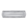 Thumbnail Image 3 of Milgrain Beveled Wedding Band 14K White Gold 8mm