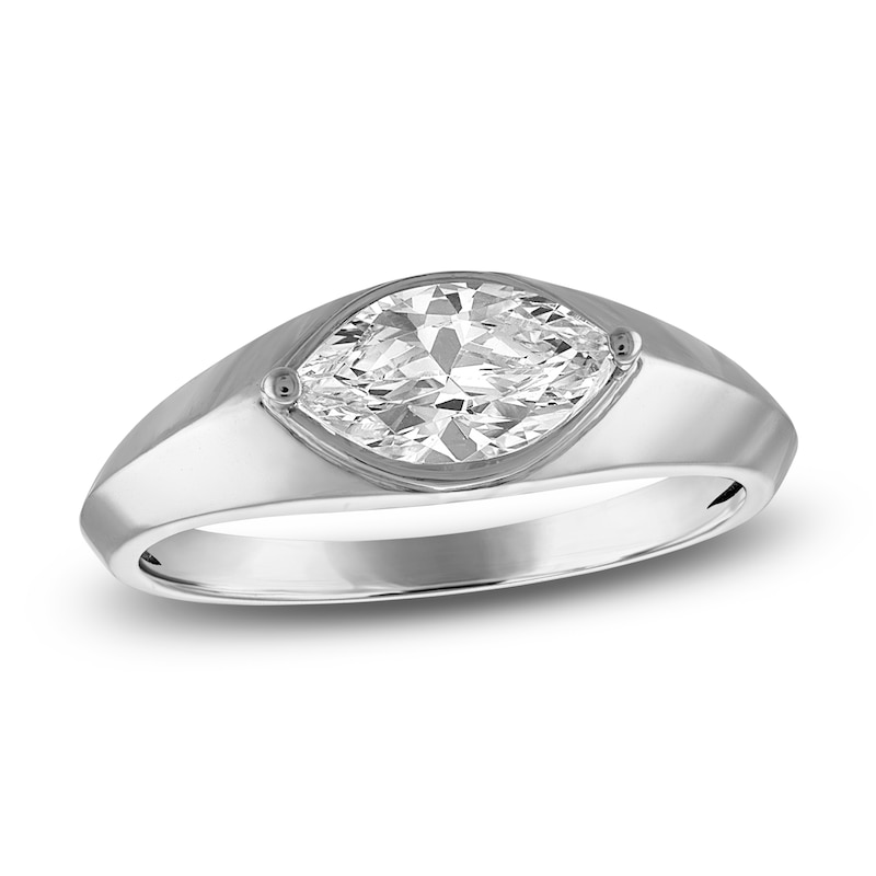 Main Image 1 of Marquise-Cut Diamond Solitaire Ring 3/4 ct tw 14K White Gold 6.4mm