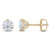 Thumbnail Image 1 of Certified Round-Cut Diamond Solitaire Stud Earrings 1-3/8 ct tw 18K Yellow Gold (SI2/I)