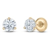 Thumbnail Image 2 of Certified Round-Cut Diamond Solitaire Stud Earrings 1-3/8 ct tw 18K Yellow Gold (SI2/I)