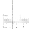 Thumbnail Image 3 of Solid Adjustable Diamond-Cut Snail Link Chain Necklace 1.3mm Sterling Silver 24"