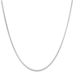 Solid Adjustable Diamond-Cut Curb Chain Necklace 1.4mm Sterling Silver 20"