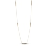Thumbnail Image 1 of Italia D'Oro Bead Station Necklace 14K Yellow Gold 18"