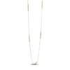 Thumbnail Image 2 of Italia D'Oro Bead Station Necklace 14K Yellow Gold 18"