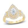 Thumbnail Image 1 of Previously Owned Pnina Tornai Pear & Round-Cut Diamond Engagement Ring 1-5/8 ct tw 14K Yellow Gold