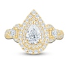 Thumbnail Image 3 of Previously Owned Pnina Tornai Pear & Round-Cut Diamond Engagement Ring 1-5/8 ct tw 14K Yellow Gold
