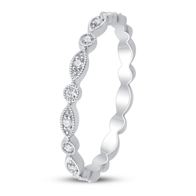 Main Image 2 of Previously Owned Diamond Eternity Band 1/5 ct tw Round 14K White Gold