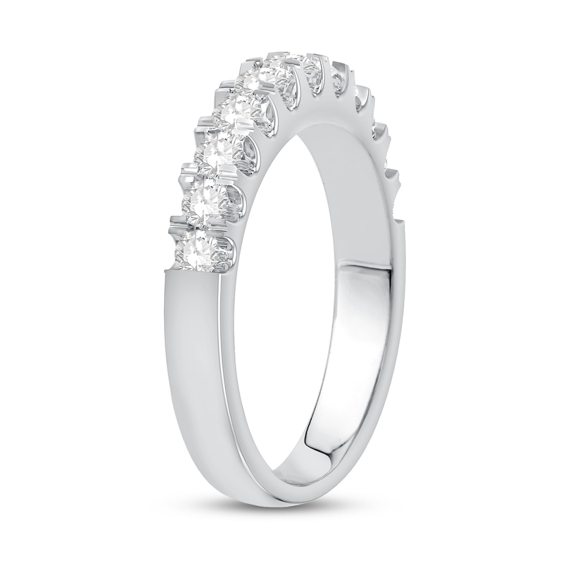 Main Image 2 of Previously Owned Diamond Wedding Band 3/4 ct tw Round 14K White Gold