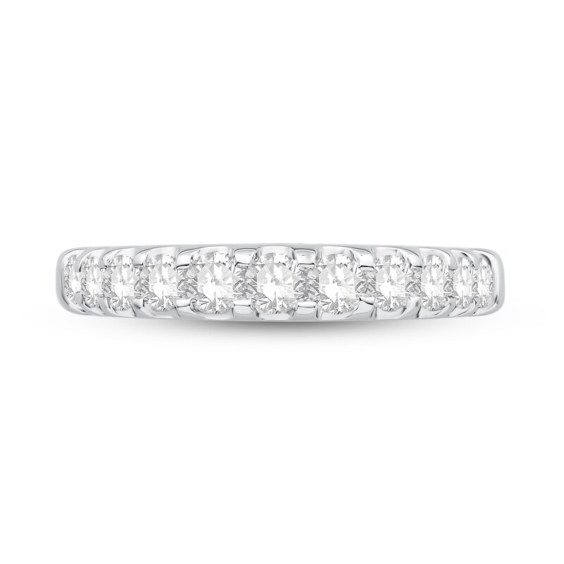 Main Image 3 of Previously Owned Diamond Wedding Band 3/4 ct tw Round 14K White Gold
