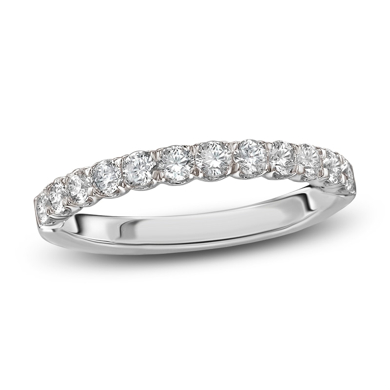 Main Image 1 of Previously Owned Diamond Anniversary Band 1/2 ct tw Round 14K White Gold