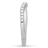 Thumbnail Image 3 of Previously Owned Diamond Contour Anniversary Band 1/4 ct tw Round 14K White Gold