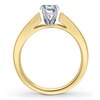 Thumbnail Image 2 of Previously Owned Diamond Engagement Ring Setting 1/2 ct tw Round 14K Yellow Gold